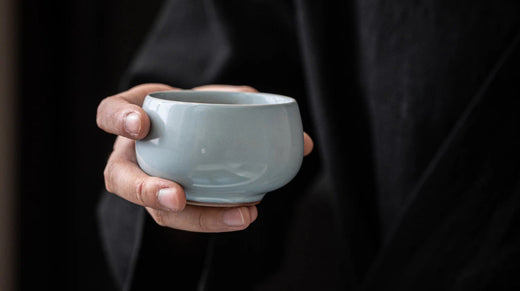 Rushanming Sky Blue Tea Cup: Revitalizing Ancient Craftsmanship for Modern Elegance