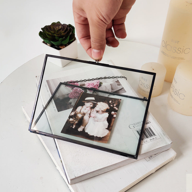 Glass Photo Frame Pendant