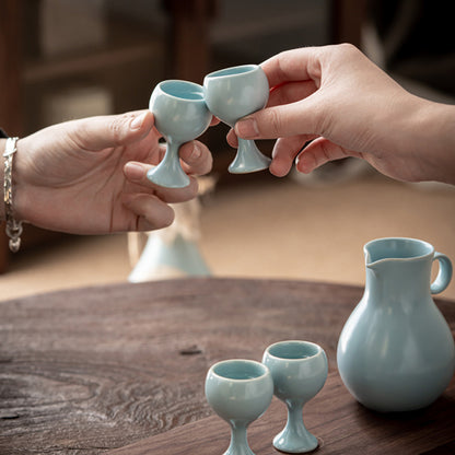 Traditional Chinese Style Pot And Cups Set