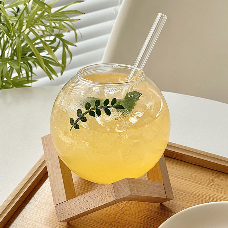 Spherical Juice Coffee Glass Cup