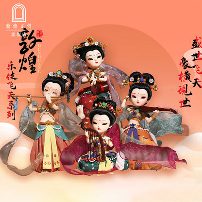 Dunhuang Inspiration Flying Silk Doll Ornaments Cultural And Creative Characteristics Of Souvenirs Handmade Museum Gift