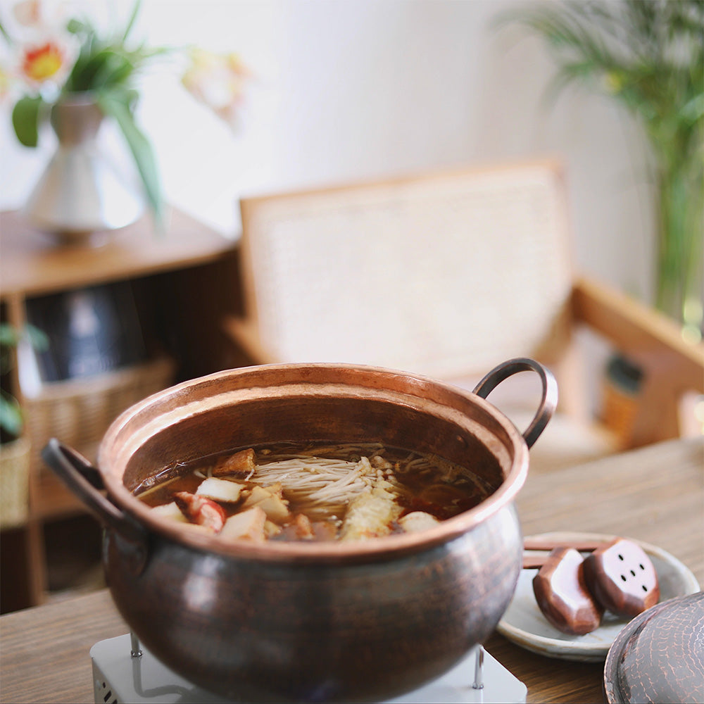 Retro Color Copper Pot