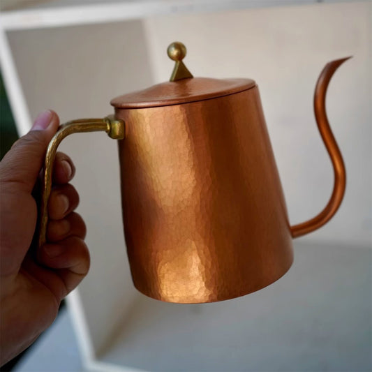 Hand-brewed Copper Coffee Pot