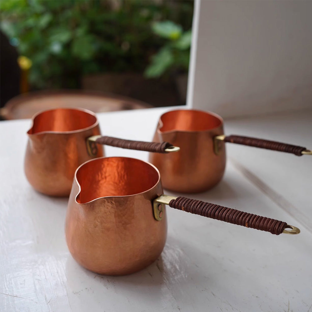 Copper Coffee Sharing Pot