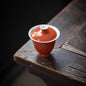 Red Tea Cup With Lid