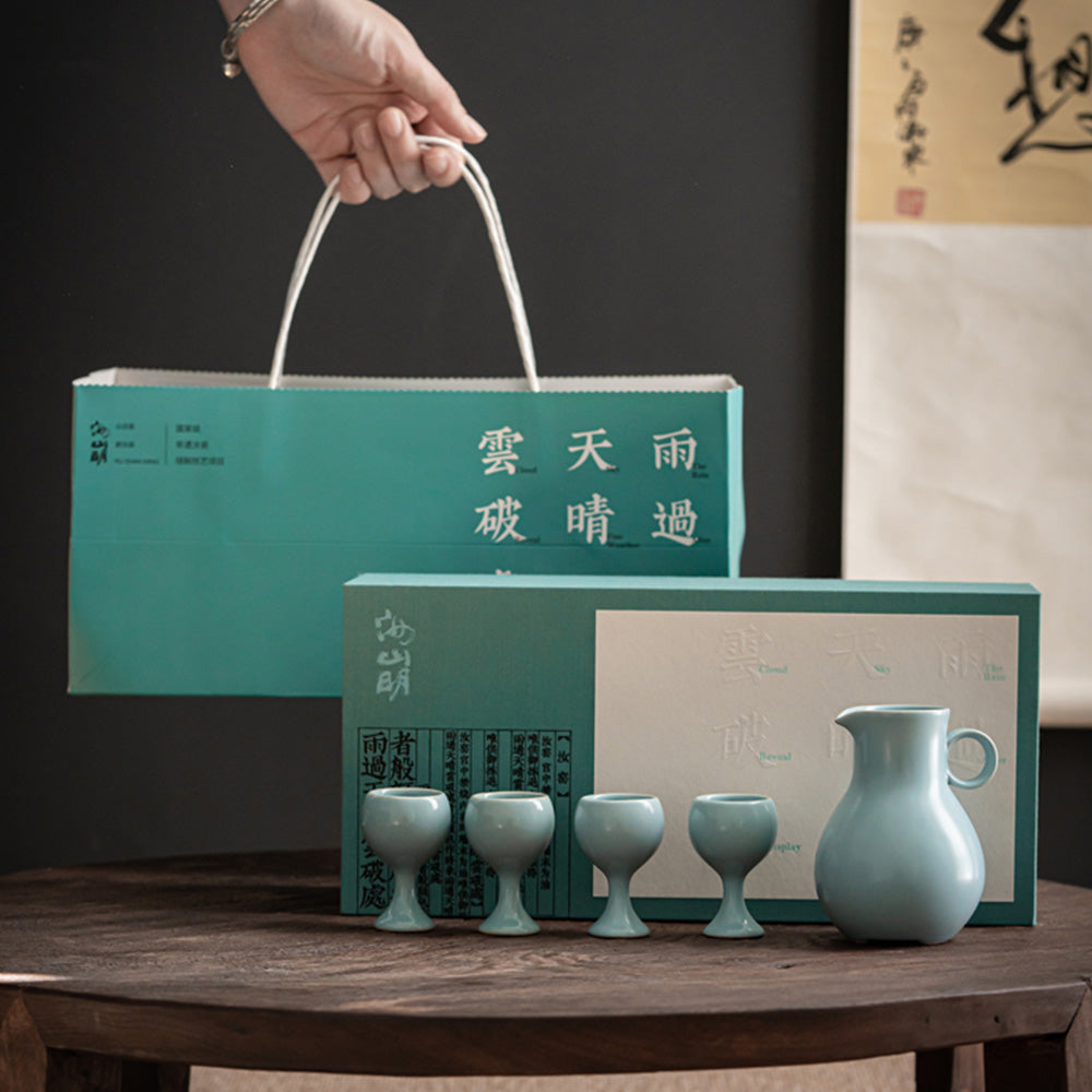 Traditional Chinese Style Pot And Cups Set