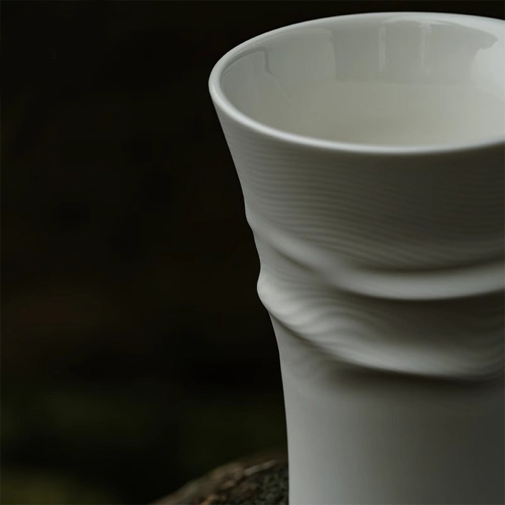 White Porcelain Single Cup Tea Cup