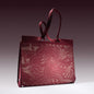 Year Of The Dragon Pattern Knitted Tote Bag