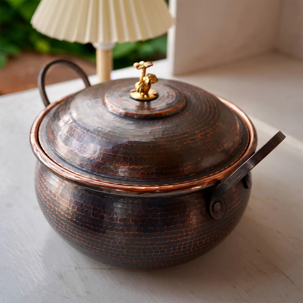 Retro Color Copper Pot