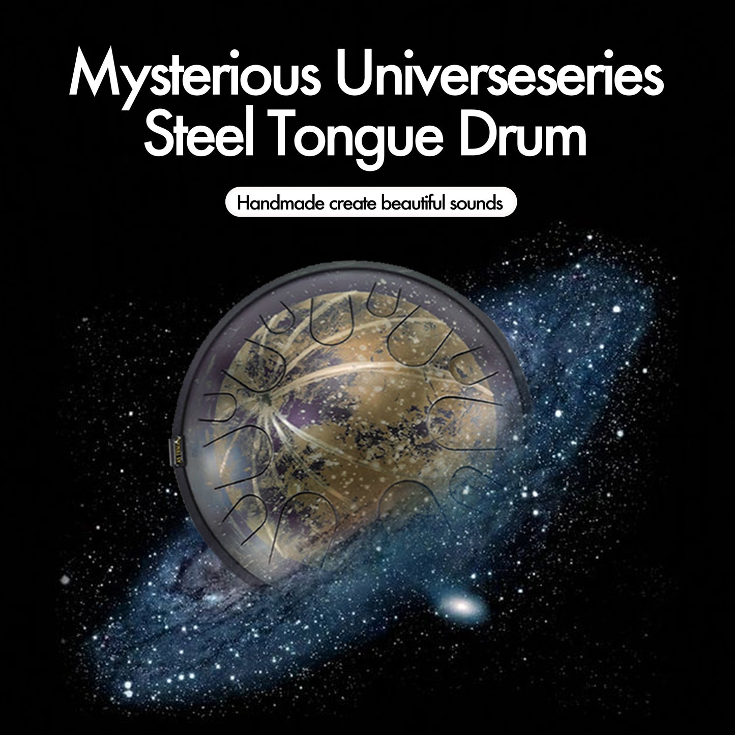 【LIMITIERTE AUFLAGE】 AS TEMAN 14 Zoll Stars Universe Series Tank Steel Tongue Drum