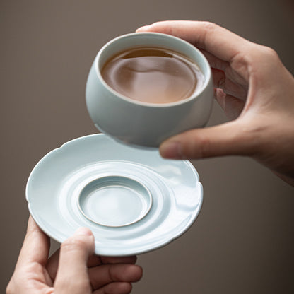 Rushan Ming Sky Blue Tea Cup