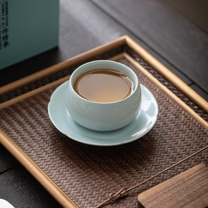 Rushan Ming Sky Blue Tea Cup