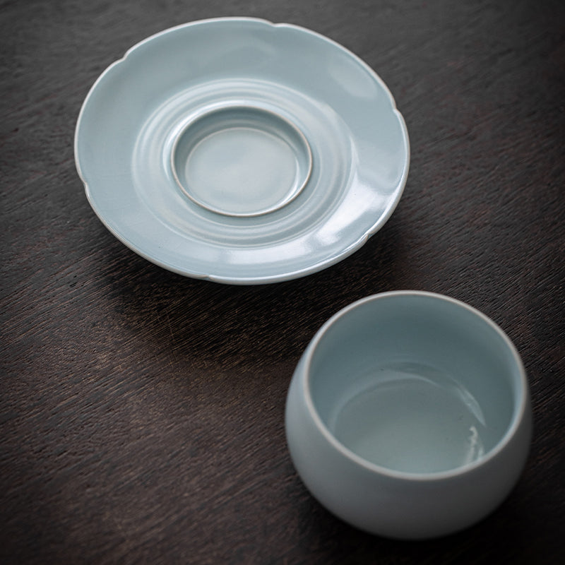 Rushan Ming Sky Blue Tea Cup