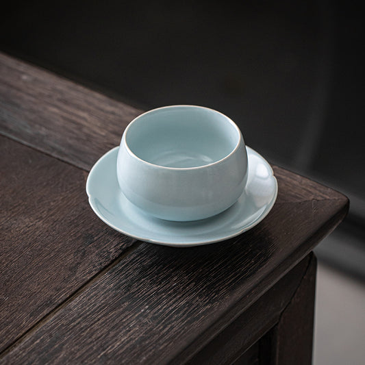 Rushan Ming Sky Blue Tea Cup