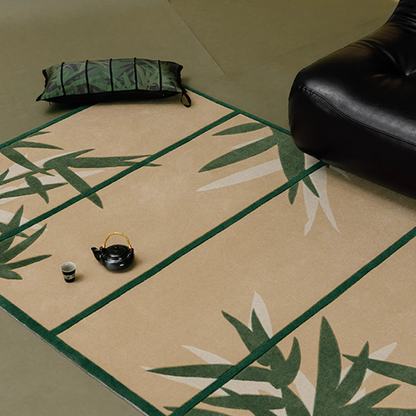 Soft Bamboo Leaf Carpet