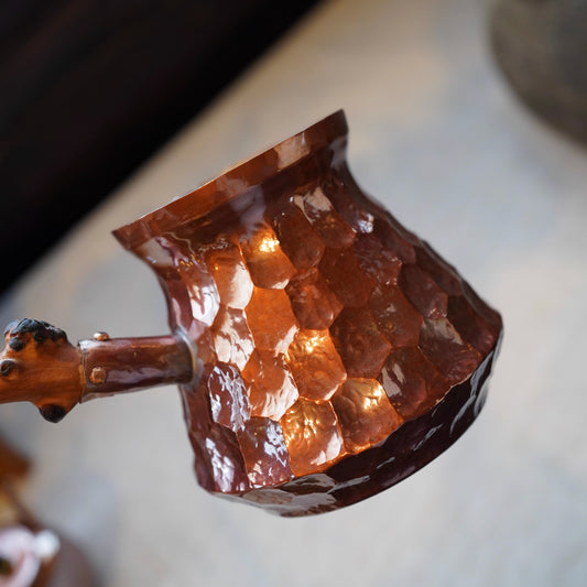 Copper Roasted Coffee Pot