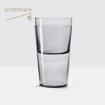 Clear Black Tall And Small Glass Cup