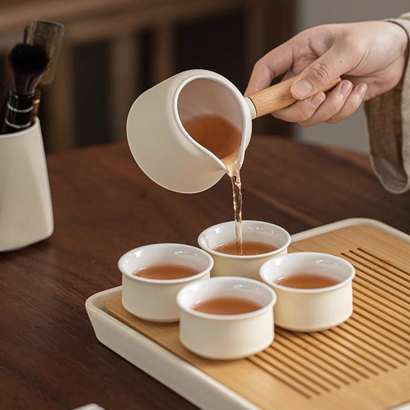 Kung Fu Tea Set With Handle