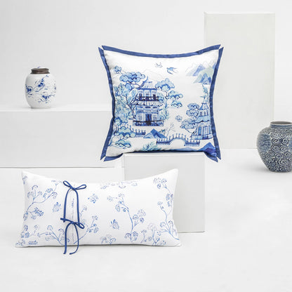 Blue and White Series Pillow