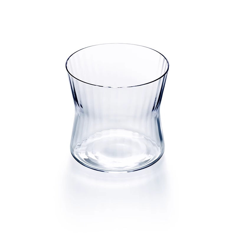 Multi-edge Waisted Glass Cup