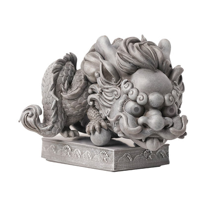 The Forbidden City Palace Museum Auspicious Coiling Dragon and Qilin Ornament