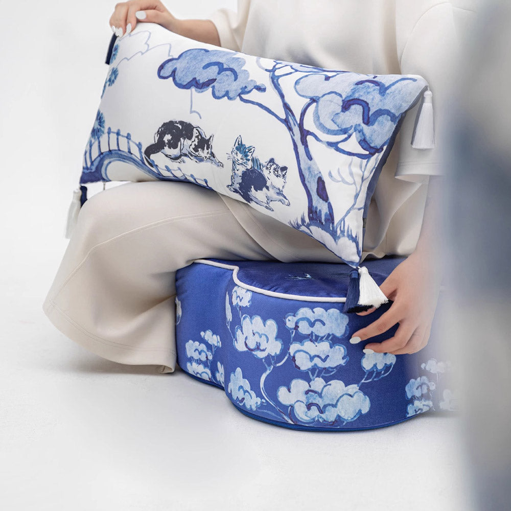 Blue and White Series Pillow