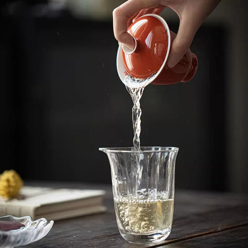 Red Tea Cup With Lid