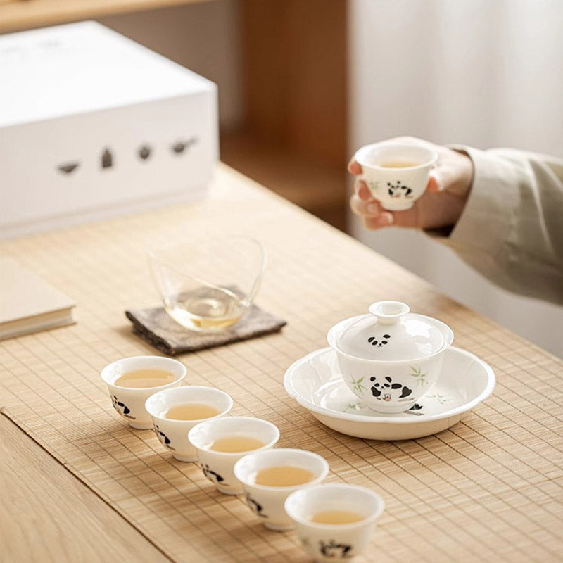 Cute Panda Tea Cup Set