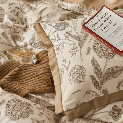 Floral Print Duvet Cover Set