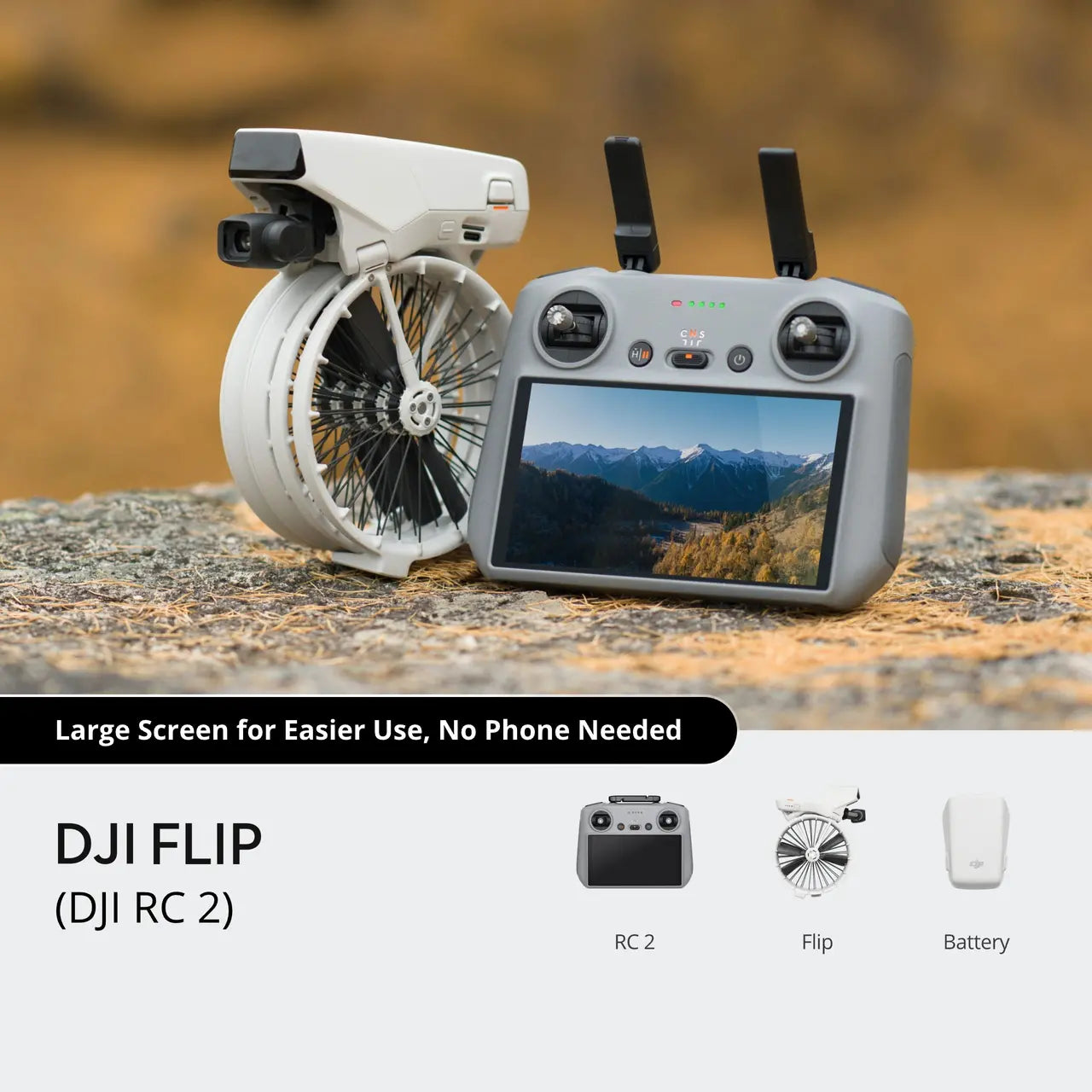 DJI Flip All-in-One Vlog Camera Drone with 4K UHD Camera for Adults Intelligent Flight