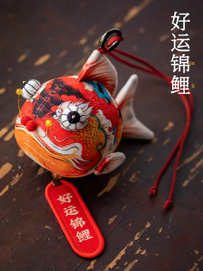 Pixiu Auspicious Beast | Hand-Embroidered Mini Amulet Pouch