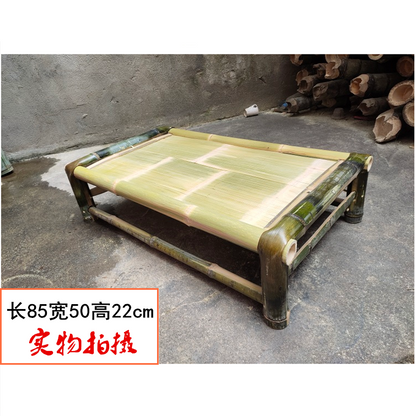 Small tatami mat coffee table, Zen modern simple bamboo coffee table, kang table, Japanese tea table, handmade bamboo, Nanzhu