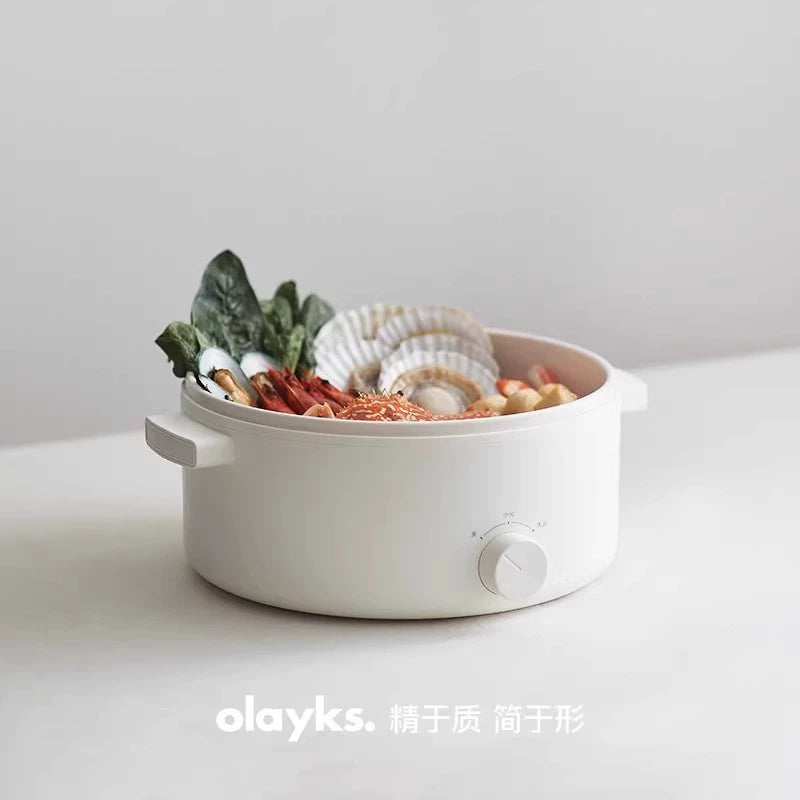 OLAYKS is an instant best-selling Japanese and Korean electric cooker, home dormitory, multi-functional all-in-one small electric cooker, electric wok