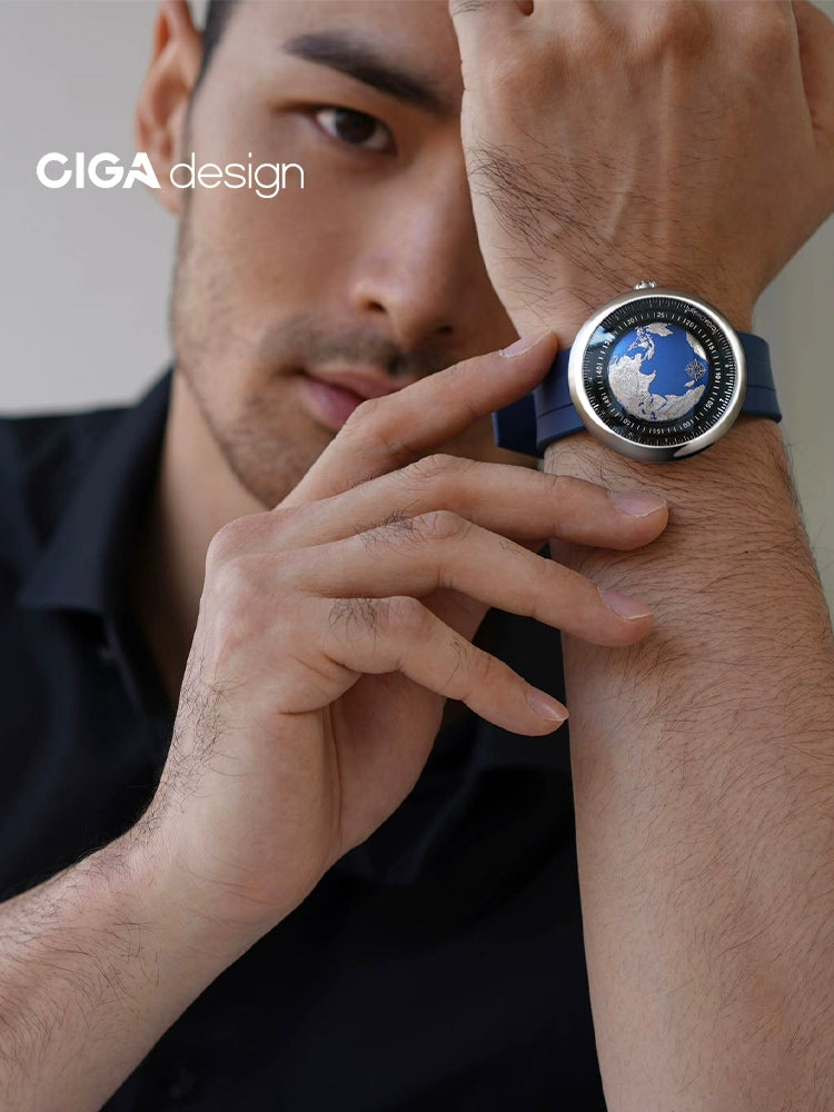 CIGA design Xijia mechanical watch U series blue planet earth watch men's watch won the GPHG award watch