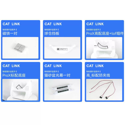 [catlink cat litter box Prox Pro special accessories] ball compartment + base + sand net + rubber pad + power supply, etc