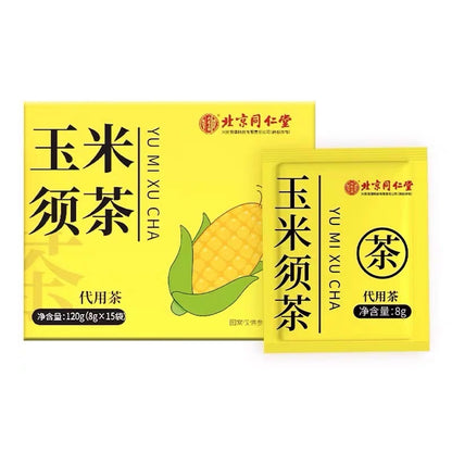 The inner court uses Beijing Tong Ren Tang corn whisker tea official authentic pregnant woman spring corn whisker dry brew tea official authentic