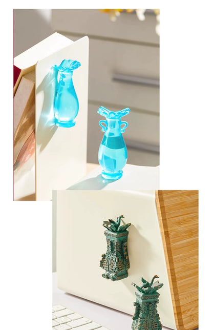 Forbidden City,  Gourd, Small Blue Bottle Fridge Magnet, Museum Cultural and Creative Beijing Gifts