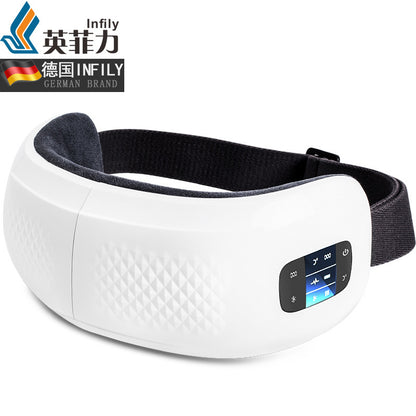 Music eye protection device student children's eye massager vibration heating massage eye mask eye massager rechargeable model