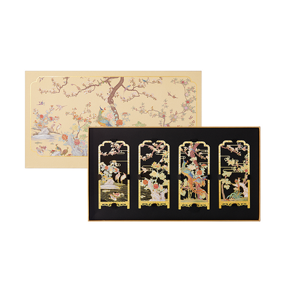 Forbidden City Taobao Hundred Birds Chaofeng Bookmark Classical Chinese Style Gift Box Set Museum Cultural and Creative