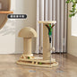 Meow Le Fang, solid wood cat turntable, cat scratching column, cat teasing stick, cat cat scratching board, durable cat toy, sisal cat climbing frame