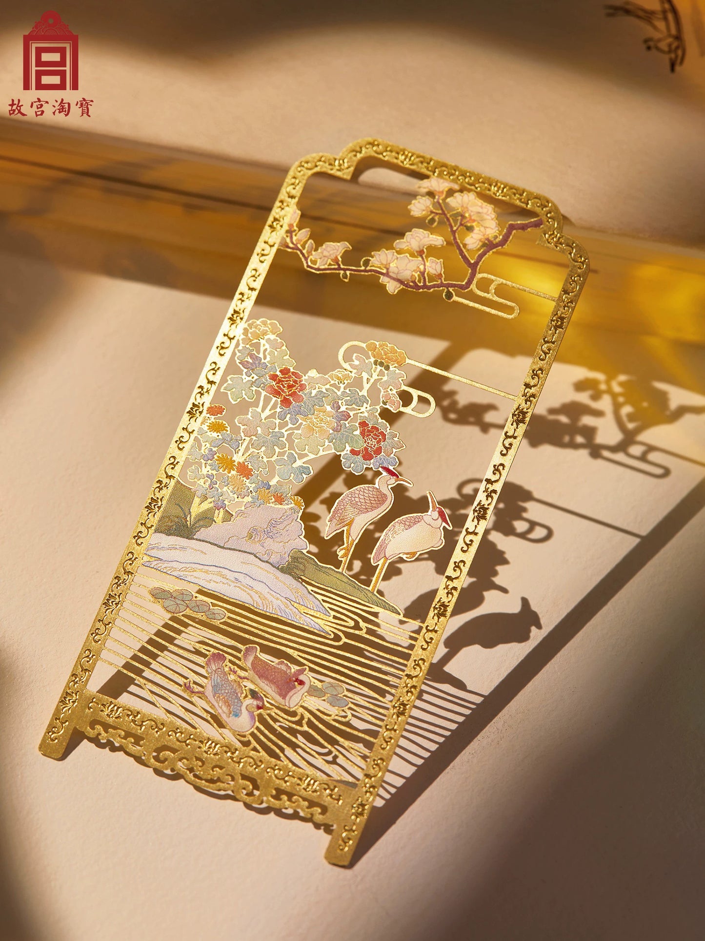 Forbidden City Taobao Hundred Birds Chaofeng Bookmark Classical Chinese Style Gift Box Set Museum Cultural and Creative