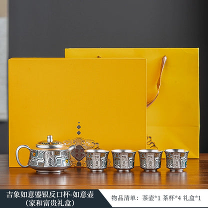 Such as porcelain, the Forbidden City, Dunhuang cultural and creative tea set, housewarming, birthday, graduation, teachers, parents, practical high-end gifts