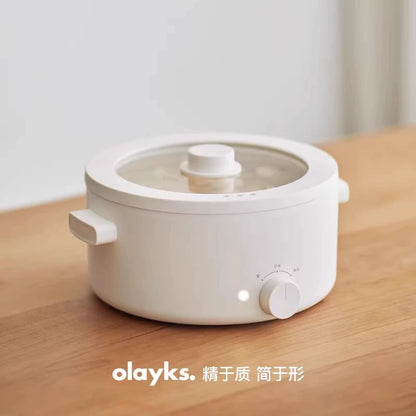 OLAYKS is an instant best-selling Japanese and Korean electric cooker, home dormitory, multi-functional all-in-one small electric cooker, electric wok