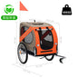 Amazon Cross-border Large Pet Bike Trailer Cat Dog Cart Folding Outdoor Riding Travel Trailer