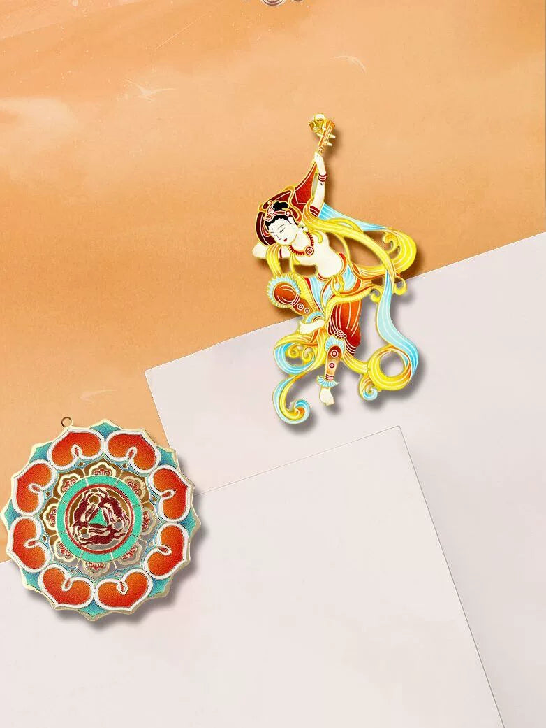 Dunhuang cultural and creative bookmarks, metal national tide, national style, cultural creativity, birthday gift box, museum graduation gifts, souvenirs