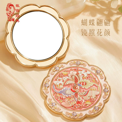 The Palace Museum Cultural and Creative Wedding Ceremony Wedding Ceremony Girl Gift with Makeup Mirror in Handheld Makeup Mirror