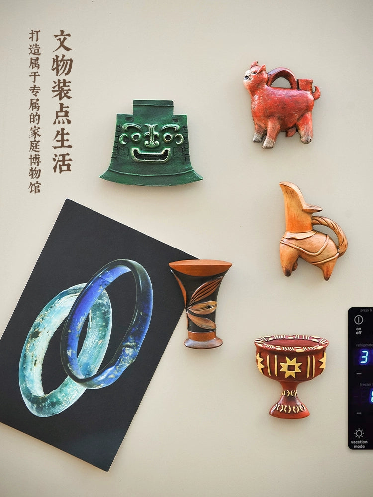 Tsinghua University Liyun Oriental Shandong Historical Personality Creative Resin Fridge Magnet Decoration Travel Souvenir Gifts