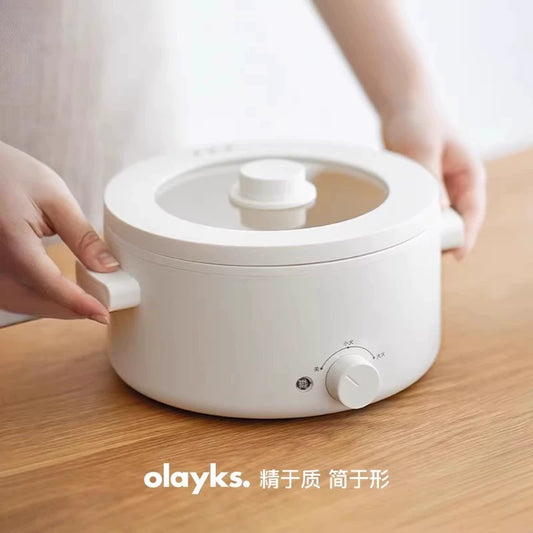 OLAYKS is an instant best-selling Japanese and Korean electric cooker, home dormitory, multi-functional all-in-one small electric cooker, electric wok