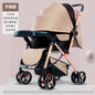 Folding baby stroller can sit on people, can lie down, light four-wheel shock absorption, walking baby artifact, baby stroller, out of the stroller