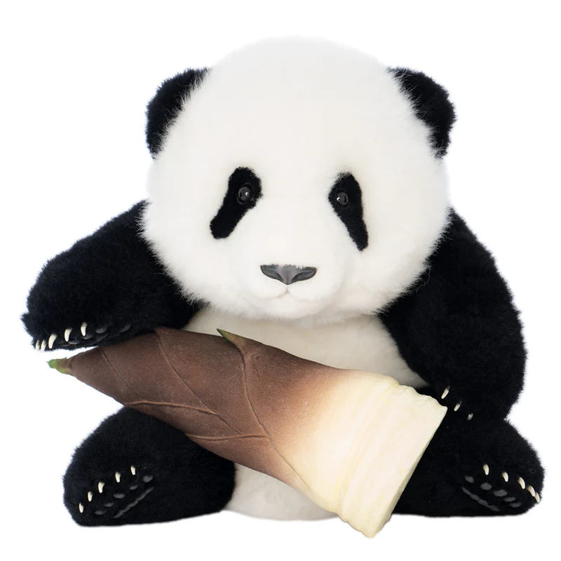 5 Months Panda Menglan Plush Handmade Plush Birthday Gift For Girls And Friends